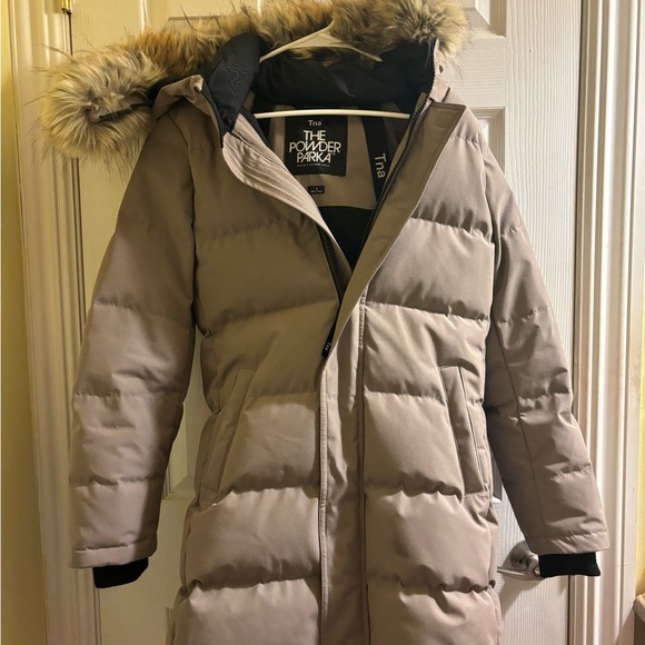 TNA ARITZIA POWDER PARKA MID LENGTH - modern taupe (color) - Picture 3 of 3